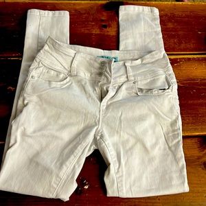 white jeans